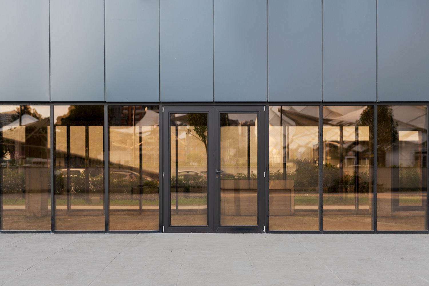 Downtown Retail Storefront Glass